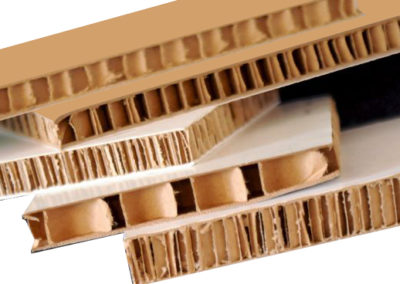 carton alvéolé - honeycomb cardboard