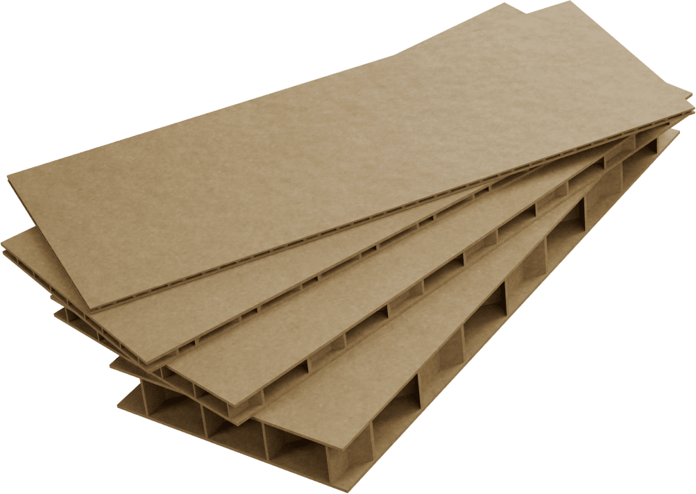 Cardboard filler packaging cartonEpaisseurs